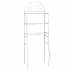 Zenith Products 2501W Bathroom Spacesaver Powder Coated White Metal Powder Coated