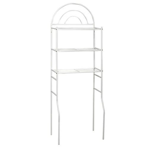 Zenith Products 2501W Bathroom Spacesaver Powder Coated White Metal Powder Coated