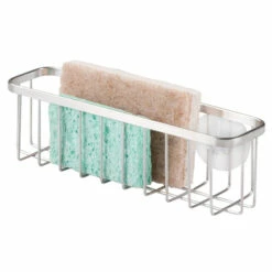 IDesign 84822 Suction Sink Center 8" L X 2.65" W X 2.5" H Stainless Steel Polished