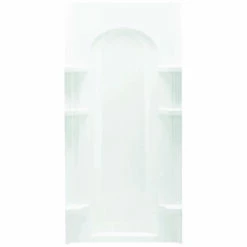STERLING 72202100-0 Ensemble Shower Back Wall, 72-1/2 In L, 36 In W, Vikrell, High-Gloss, Alcove Installation, White