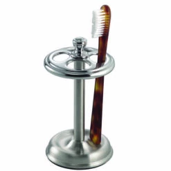 IDesign 76250 York Metal Series Toothbrush Holder, Steel