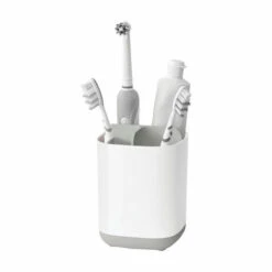 Joseph Joseph 70509 Toothbrush Holder Gray/White Plastic Gray/White