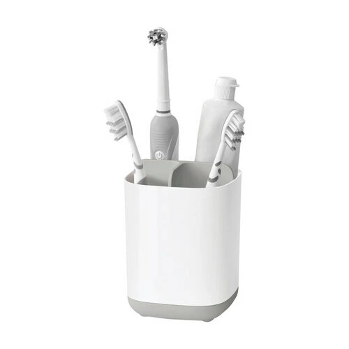 Joseph Joseph 70509 Toothbrush Holder Gray/White Plastic Gray/White