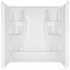 Delta 40044 Bathtub Wall Set, 32-1/2 In L, 60 In W, 60.38 In H, Procrylic, Stud Installation, White