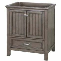 Foremost BAGV3022D Brantley Series Vanity, Wood, Distressed Gray, Free-Standing Installation, 2-Cabinet Door, 1-Drawer