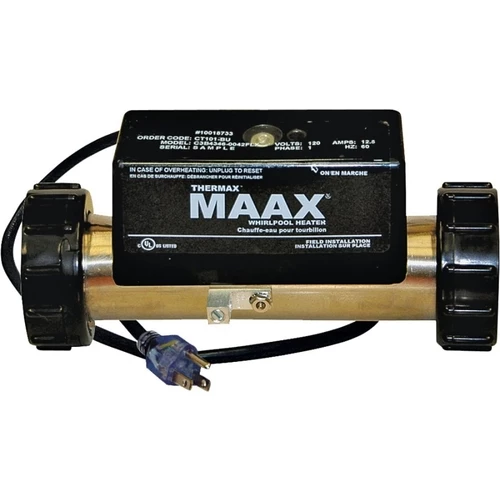 MAAX 10018639 Thermax Whirlpool Heater, In-Line