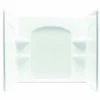 STERLING 71224100-0 Ensemble Bath/Shower Wall Set, 33-1/4 In L, 60 In W, 54 In H, Vikrell, Alcove Installation, White