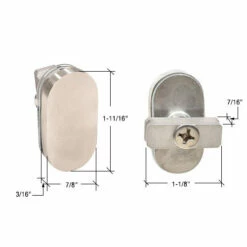 CRL BR190BS Brushed Stainless 90 Degree Bristol Connector