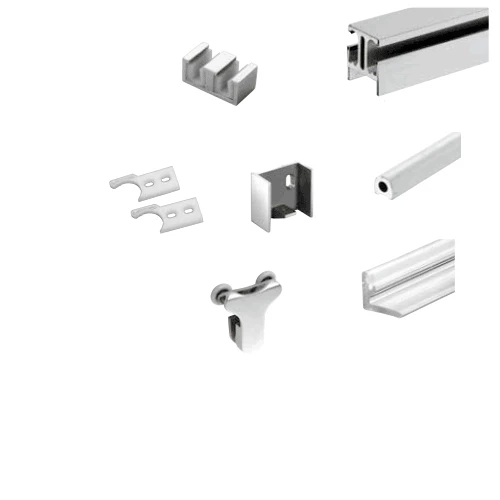 CRL C0N73BS Brushed Stainless Standard 180 Degree Contempo Kit
