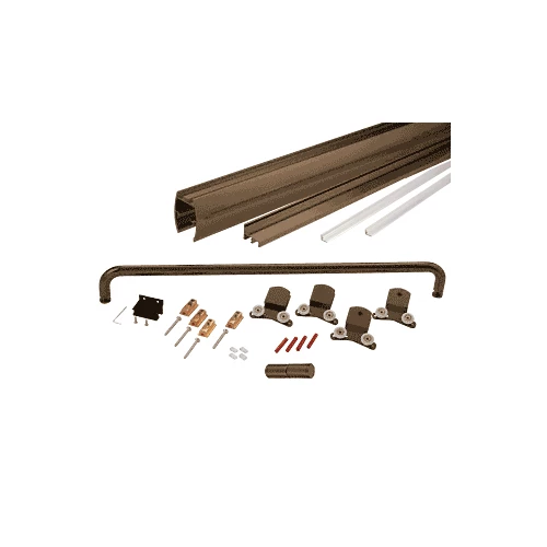 CRL CK3860720RB Oil Rubbed Bronze 60" X 72" Cottage CK Series Sliding Shower Door Kit With Clear Jambs For 3/8" Glass