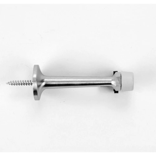 Don Jo 1506-626 3-1/4" Solid Wall Stop Satin Chrome Finish