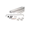 CRL DK146060BA Brite Anodized 60" X 60" Cottage DK Series Sliding Shower Door Kit With Metal Jambs For 1/4" Glass