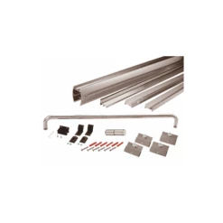 CRL DK146072BN Brushed Nickel 60" X 72" Cottage DK Series Sliding Shower Door Kit With Metal Jambs For 1/4" Glass