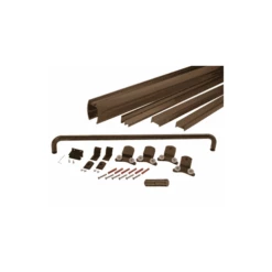 CRL DK3872800RB Oil Rubbed Bronze 72" X 80" Cottage DK Series Sliding Shower Door Kit With Metal Jambs For 3/8" Glass
