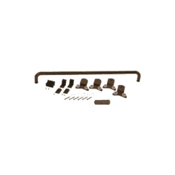 CRL DK3872600RB Oil Rubbed Bronze 72" X 60" Cottage DK Series Sliding Shower Door Kit With Metal Jambs For 3/8" Glass