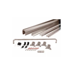 CRL DK386060BN Brushed Nickel 60" X 60" Cottage DK Series Sliding Shower Door Kit With Metal Jambs For 3/8" Glass