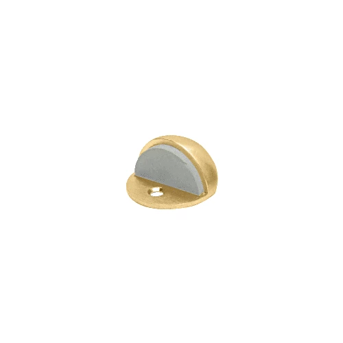 CRL DL2501PB Polished Brass Zinc Diecast Floor Mounted Low Profile 3/32" Base Dome Stop