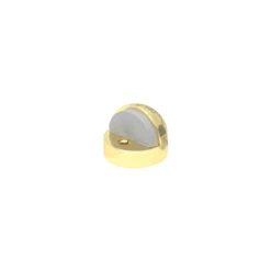 CRL DL2502PB Polished Brass Zinc Diecast Floor Mounted High Profile 3/8" Base Dome Stop