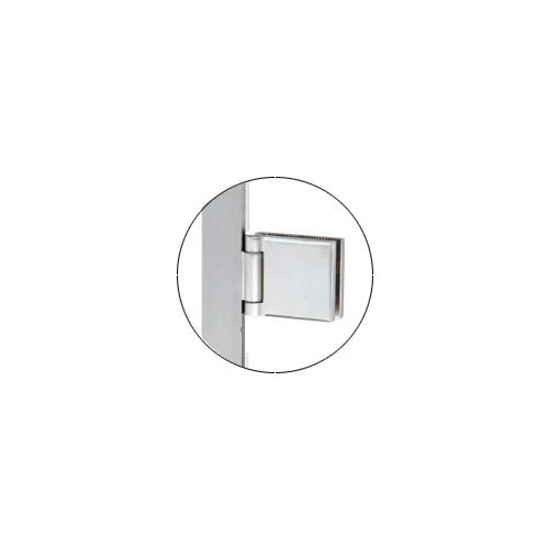 CRL HDK64BA Brite Anodized 64" High Frameless KD Door Kit Hinge For 1/4" Glass