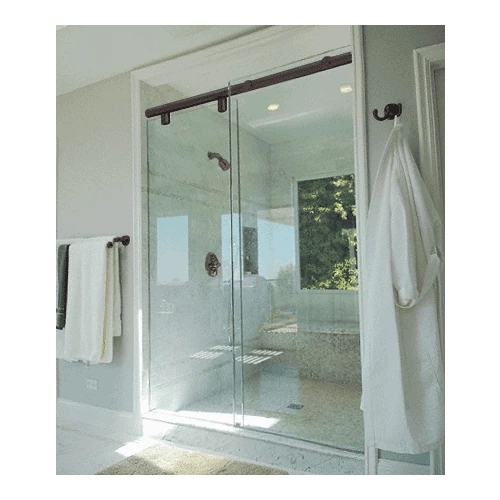 CRL HYDK840RB Oil Rubbed Bronze 84" Hydroslide 180 Degree Sliding Shower Door Kit