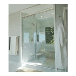 CRL HYDK84BN Brushed Nickel 84" Hydroslide 180 Degree Sliding Shower Door Kit