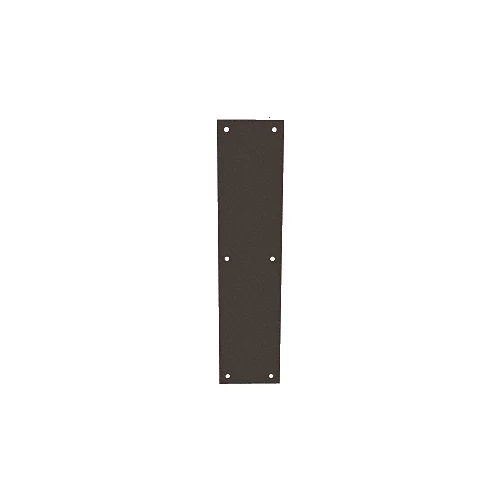 CRL M60310B Oil Rubbed Bronze Push Plate 3-1/2" X 15"