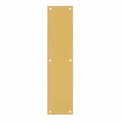 CRL M6043PB Polished Brass Push Plates 4" X 16"