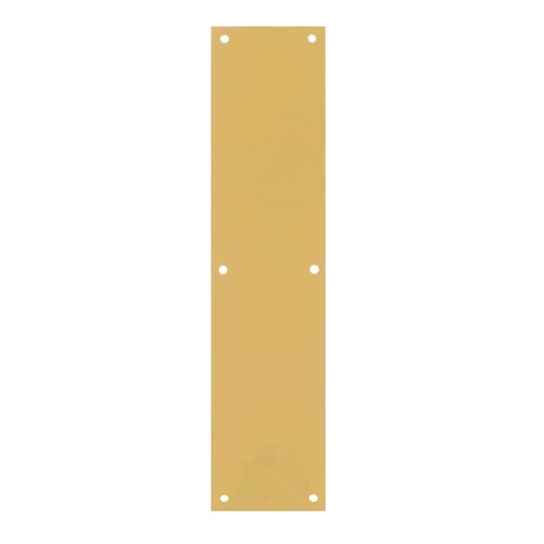 CRL M6043PB Polished Brass Push Plates 4" X 16"