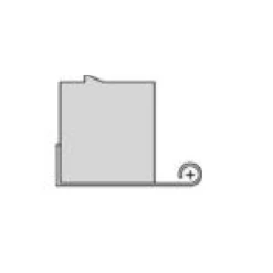 Rockwood RM752432D 4" Flat Edge Door Pull Satin Stainless Steel Finish