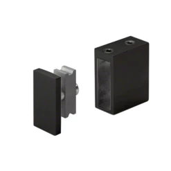 CRL SER90MBL Matte Black Serenity Series Sliding Door 90 Degree Accessory Kit