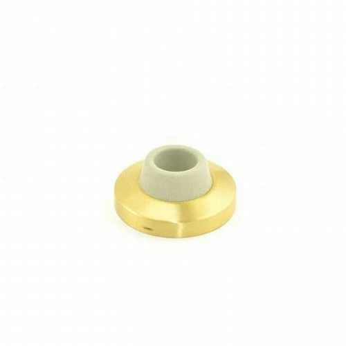 Ives Residential WS406/407CCV US4 Solid Brass 2-1/2" Concave Wall Bumper Satin Brass Finish