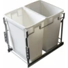 Laurey 90103 35L Double-Bottom Mount- Pull-Out Waste Bin W Door Mounting Kit