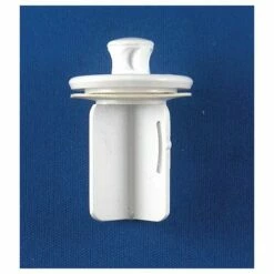 Brixwell P-500wc WHITE LAV STOPPER 1 PC. PER CARD