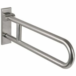 Hafele 988.79.002 Swing-Up Grab Bar, Stainless Steel HEWI 805 Series, (27 9/16") 700 Mm Length