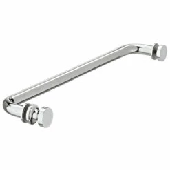 Hafele 981.53.282 Door Handle, With Knob, Aquasys For Shower Cubicle, Chrome Plated, Polished Chrome Plated, Polished