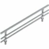 Hafele 547.51.245 Fence, For Wood Shelves 13 7/8" 15 11/16" Kessebhmer, Length: 398 (15 3/4") Chrome Plated