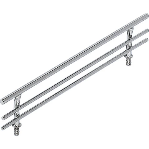 Hafele 547.51.245 Fence, For Wood Shelves 13 7/8" 15 11/16" Kessebhmer, Length: 398 (15 3/4") Chrome Plated